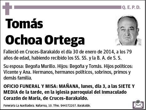 OCHOA ORTEGA,TOMAS