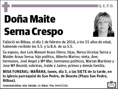 SERNA CRESPO,MAITE