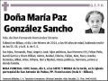 GONZALEZ SANCHO,MARIA PAZ