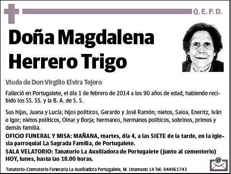 HERRERO TRIGO,MAGDALENA