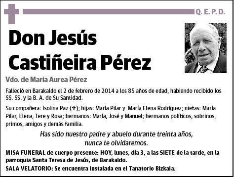 CASTIÑEIRA PEREZ,JESUS