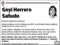 HERRERO SAÑUDO,GOYI