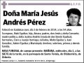 ANDRES PEREZ,MARIA JESUS