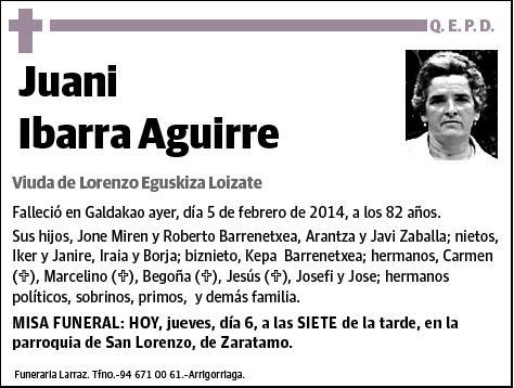 IBARRA AGUIRRE,JUANI