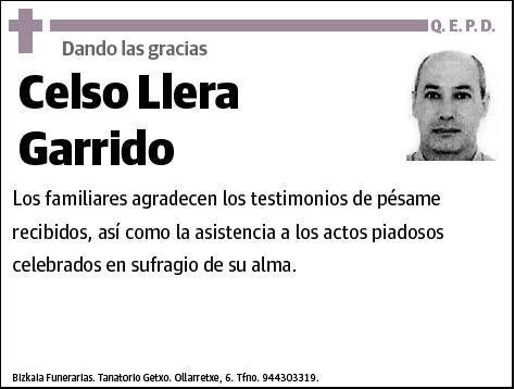 LLERA GARRIDO,CELSO