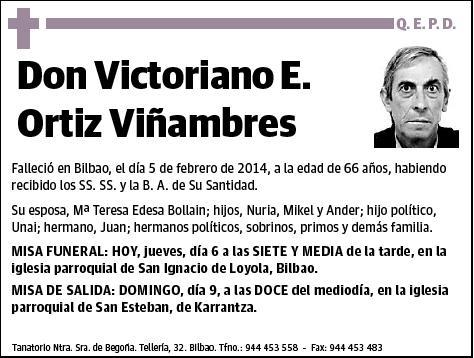 ORTIZ VIÑAMBRES,VICTORIANO E.