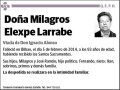 ELEXPE LARRABE,MILAGROS