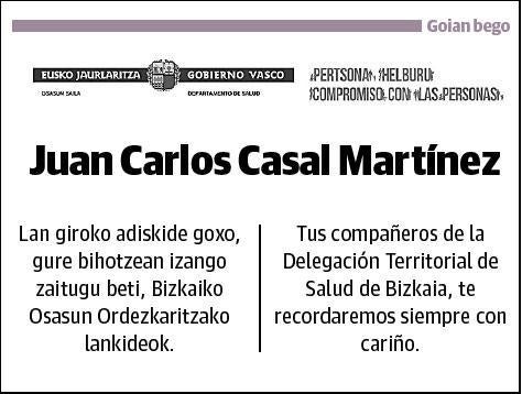 CASAL MARTINEZ,JUAN CARLOS