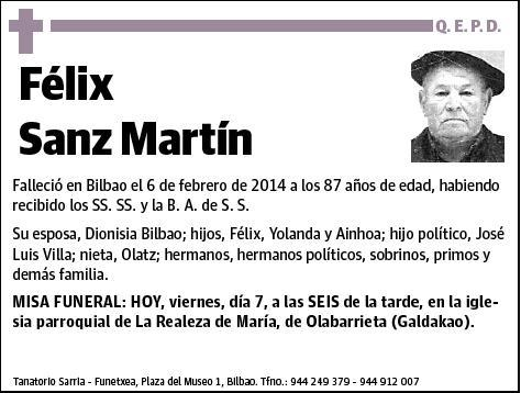 SANZ MARTIN,FELIX