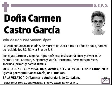 CASTRO GARCIA,CARMEN