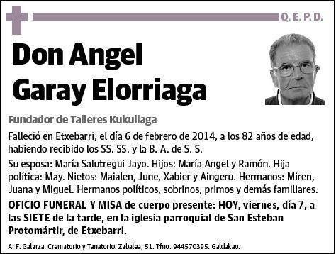 GARAY ELORRIAGA,ANGEL