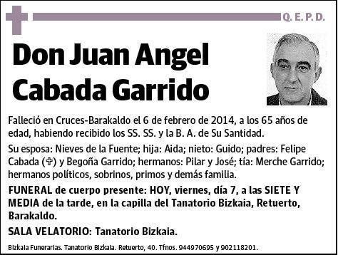 CABADA GARRIDO,JUAN ANGEL