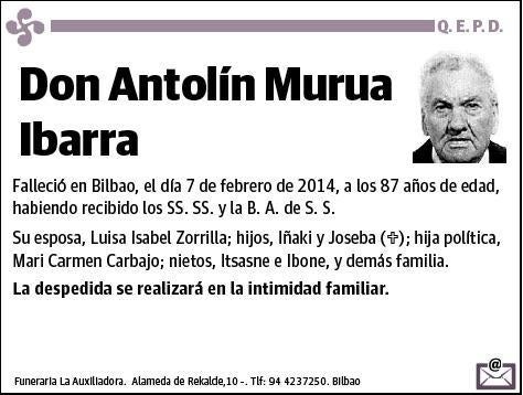 MURUA IBARRA,ANTOLIN