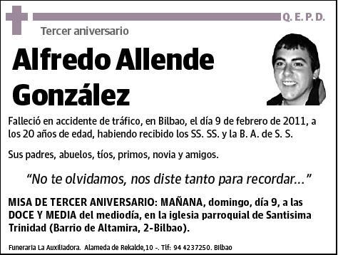 ALLENDE GONZALEZ,ALFREDO