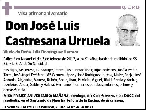 CASTRESANA URRUELA,JOSE LUIS