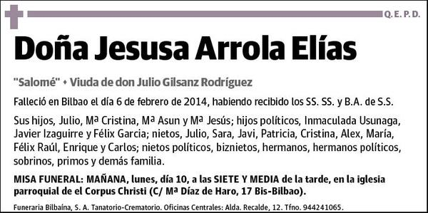 ARROLA ELIAS,JESUSA