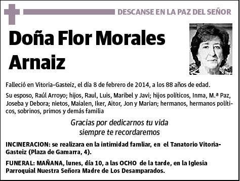 MORALES ARNAIZ,FLOR