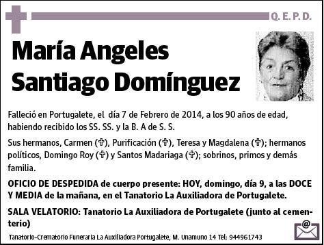 SANTIAGO DOMINGUEZ,MARIA ANGELES