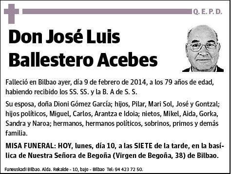 BALLESTERO ACEBES,JOSE LUIS