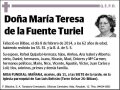 DE LA FUENTE TURIEL,MARIA TERESA
