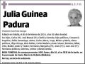 GUINEA PADURA,JULIA