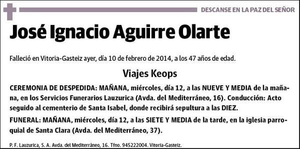 AGUIRRE OLARTE,JOSE IGNACIO