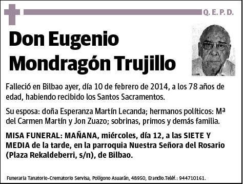 MONDRAGON TRUJILLO,EUGENIO