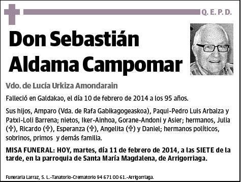 ALDAMA CAMPOMAR,SEBASTIAN