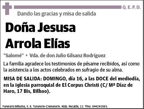 ARROLA ELIAS,JESUSA