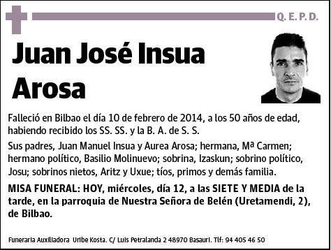 INSUA AROSA,JUAN JOSE