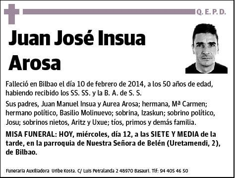 INSUA AROSA,JUAN JOSE