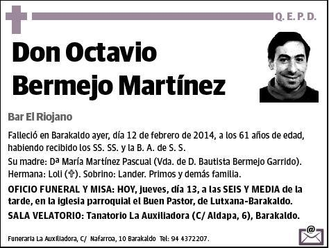 BERMEJO MARTINEZ,OCTAVIO