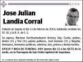 LANDIA CORRAL,JOSE JULIAN