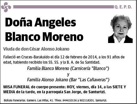 BLANCO MORENO,ANGELES