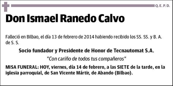 RANEDO CALVO,ISMAEL