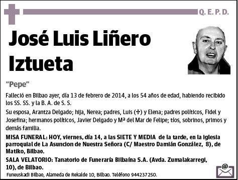 LIÑERO IZTUETA,JOSE LUIS