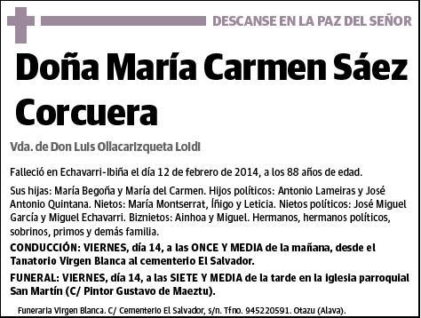 SAEZ CORCUERA,MARIA CARMEN