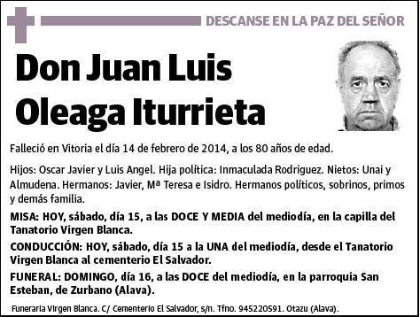 OLEAGA ITURRIETA,JUAN LUIS