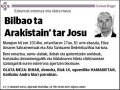 BILBAO TA ARAKISTAIN TAR,JOSU