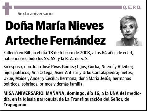 ARTECHE FERNÁNDEZ,MARIA NIEVES