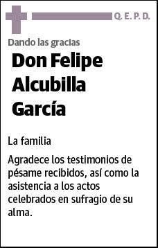 ALCUBILLA GARCIA,FELIPE