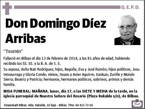 DIEZ ARRIBAS,DOMINGO