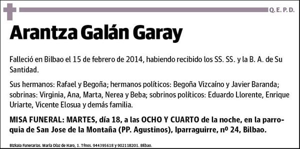 GALAN GARAY,ARANTZA