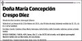 CRESPO DIEZ,MARIA CONCEPCION