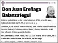 EREÑAGA BALANZATEGUI,JUAN