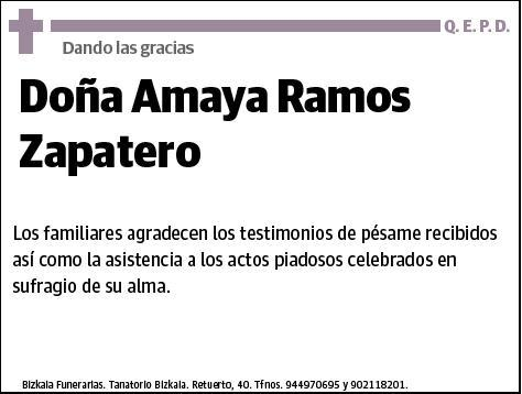 RAMOS ZAPATERO,AMAYA