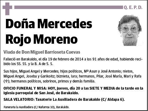 ROJO MORENO,MERCEDES