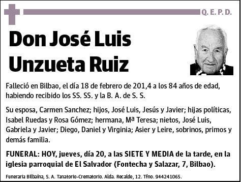 UNZUETA RUIZ,JOSE LUIS