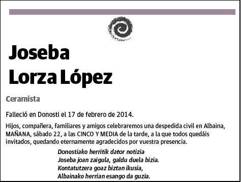 LORZA LOPEZ,JOSEBA