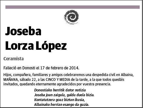 LORZA LOPEZ,JOSEBA